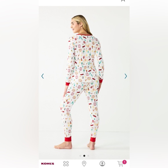 LC Lauren Conrad Holiday Village pjs - Picture 5 of 6